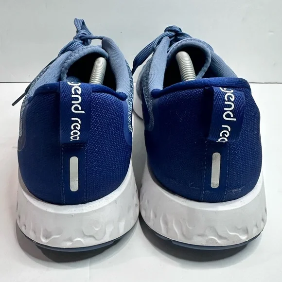 Nike React Blue Mesh Running Shoes - Picture 4 of 8